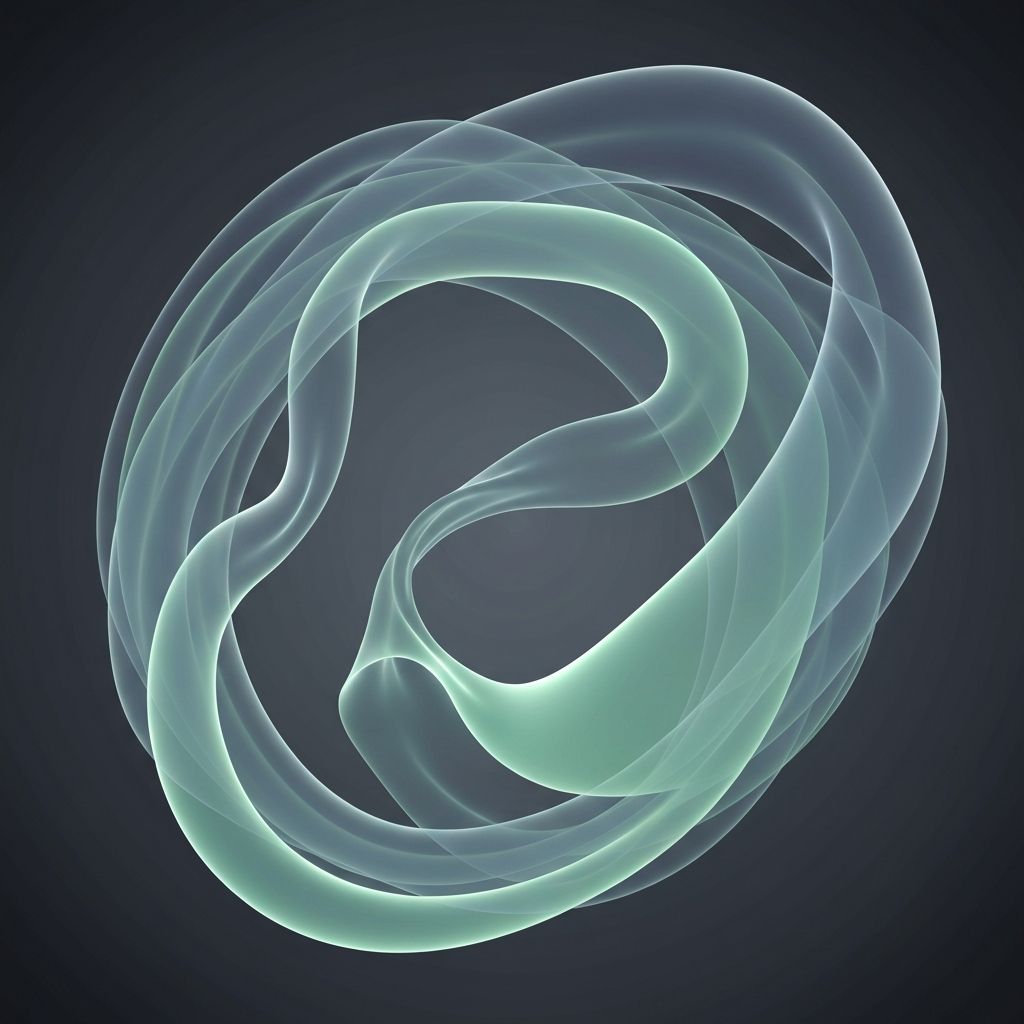 Abstract artistic representation of joint structure